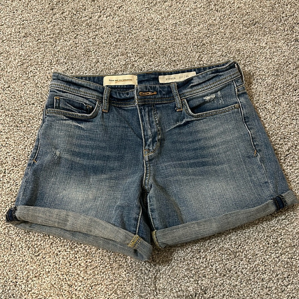Anthropologie Pilcro Size 25 Hyphen Denim Shorts